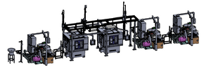 Valve production line